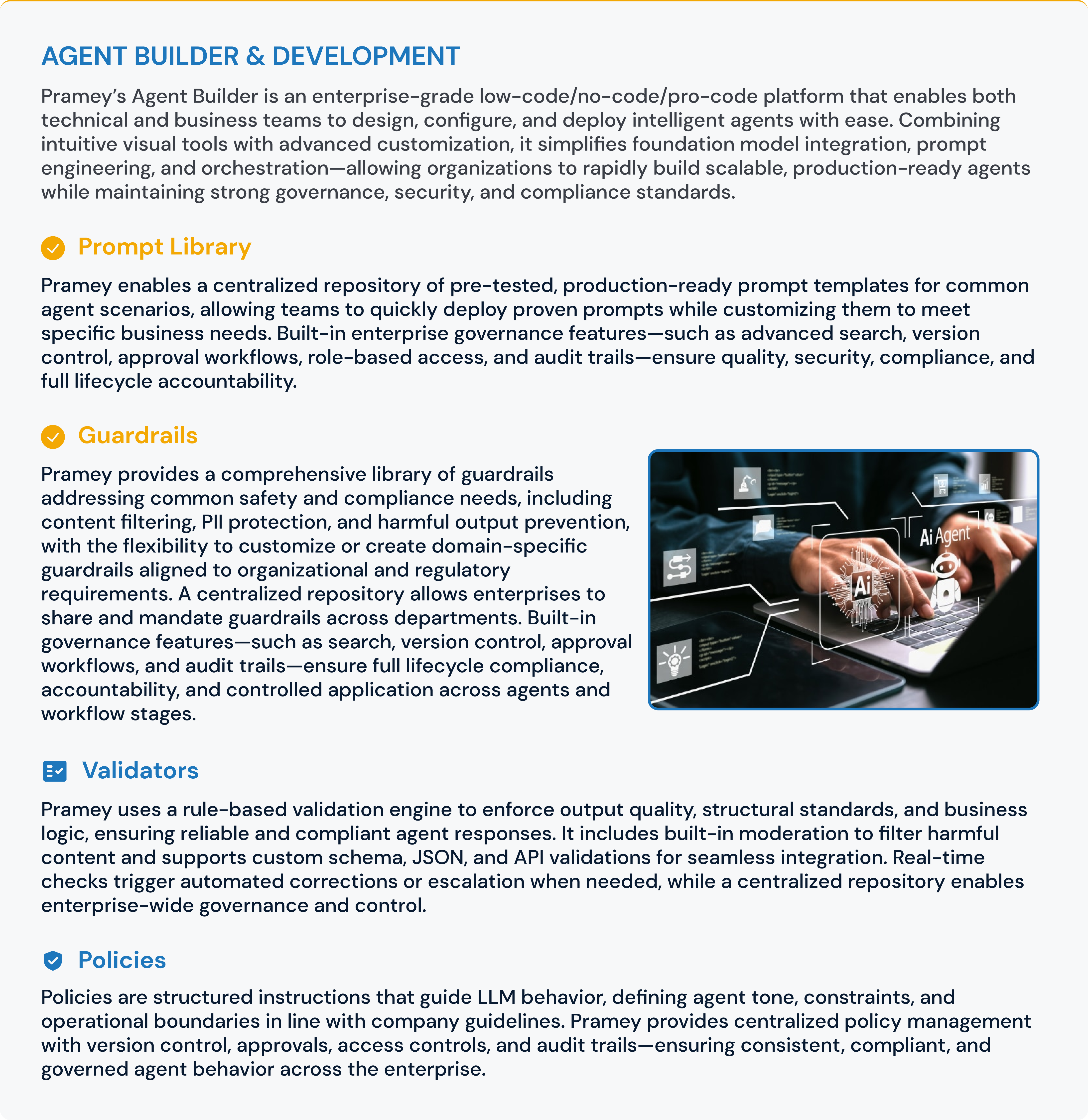 AGENT BUILDER & DEVELOPMENT